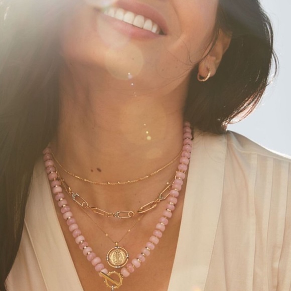 :: Stella & Dot Safety Pin Necklace - Picture 2 of 15